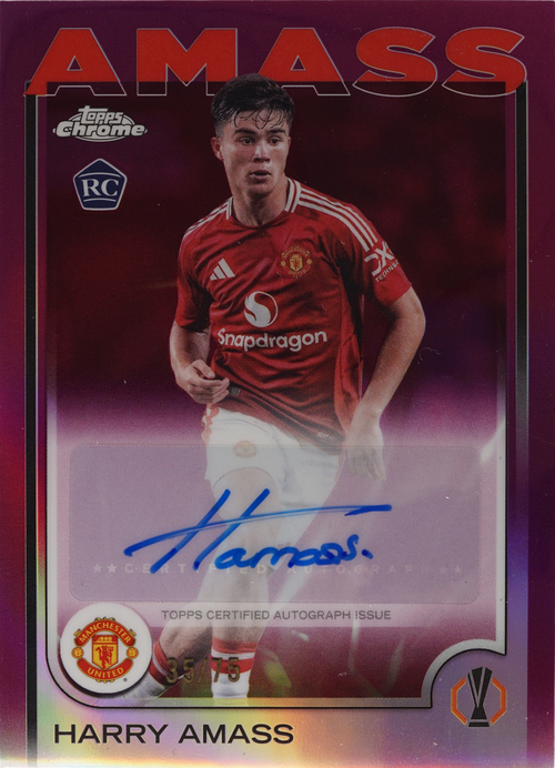 Harry Amass trading card