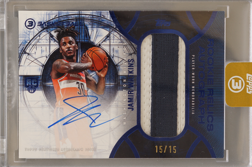 Jamir Watkins trading card