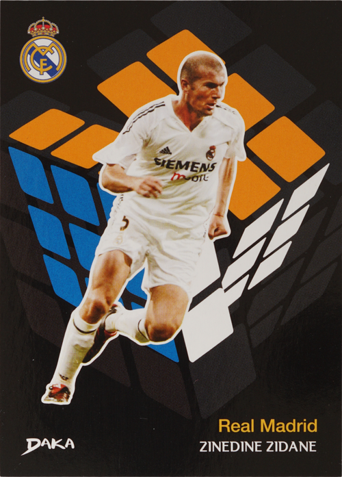 Zinedine Zidane trading card
