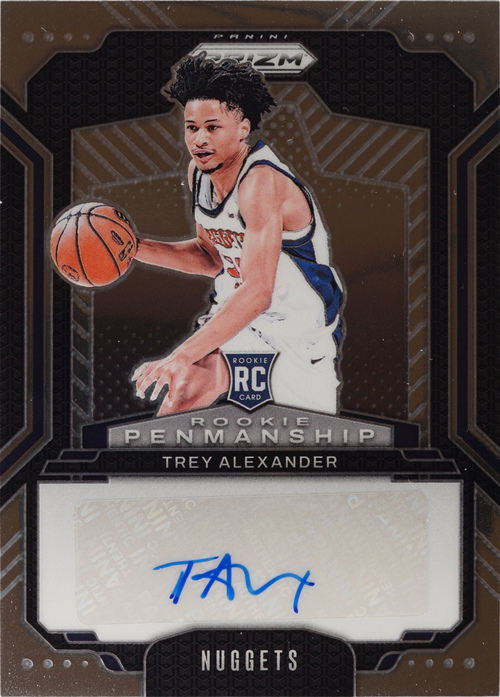 Trey Alexander trading card