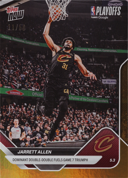 Jarrett Allen trading card