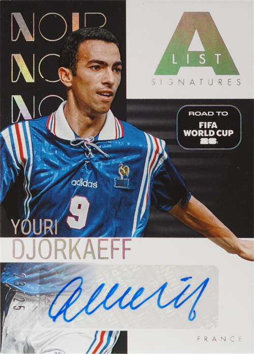 Youri Djorkaeff trading card