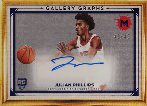 Julian Phillips trading card