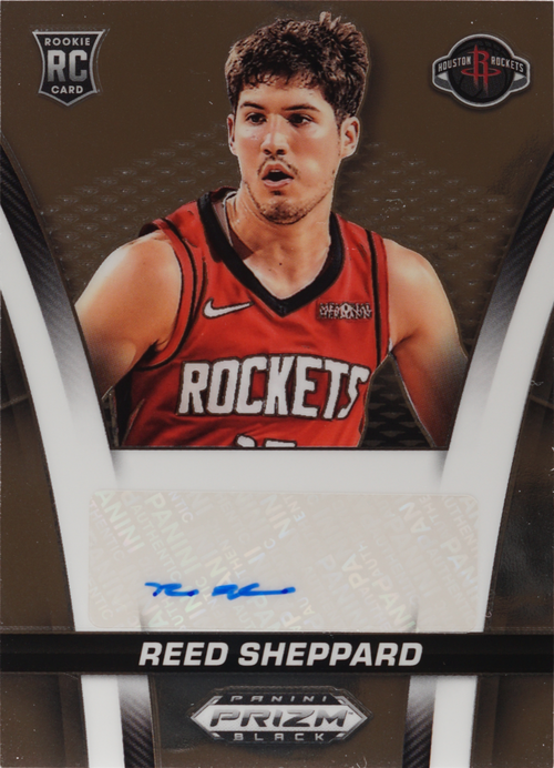 Reed Sheppard trading card