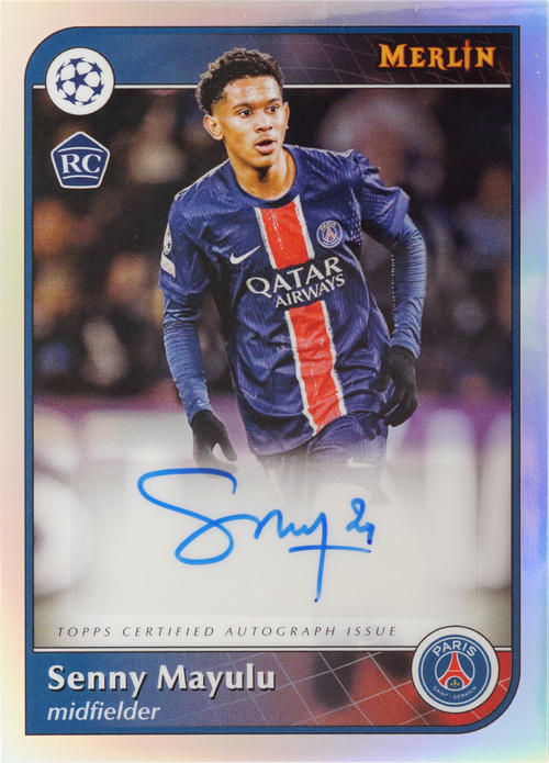 Senny Mayulu trading card