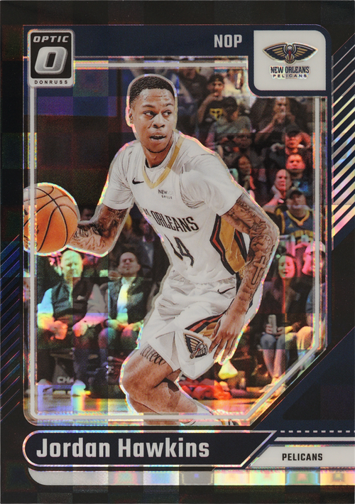 Jordan Hawkins trading card