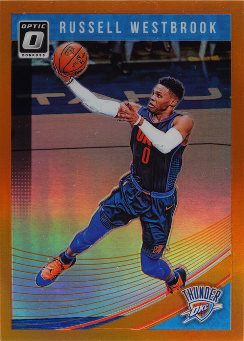 Russell Westbrook trading card