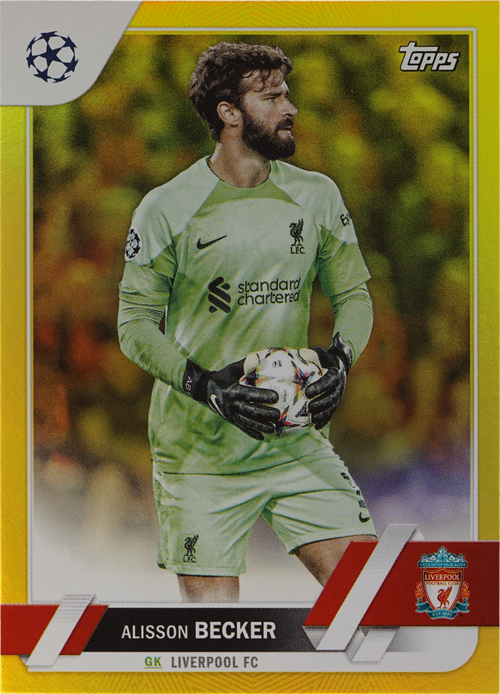 Alisson Becker trading card