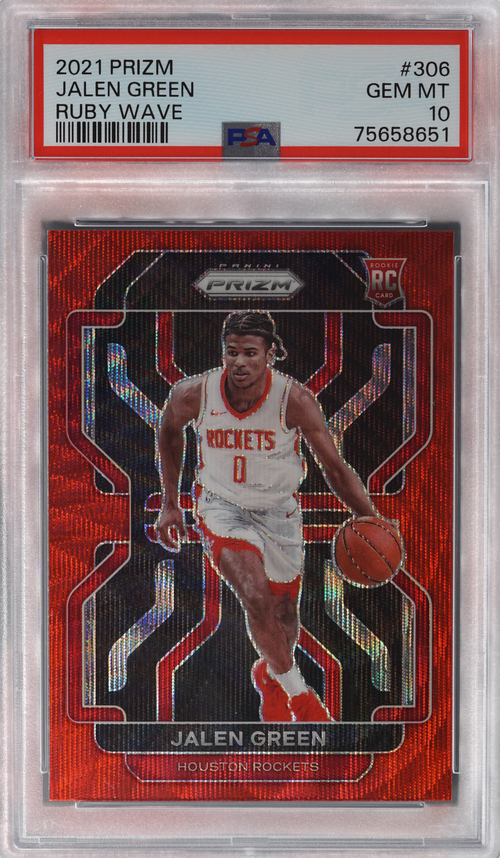 Jalen Green trading card