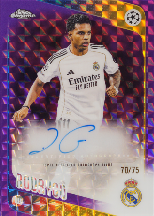 Rodrygo trading card
