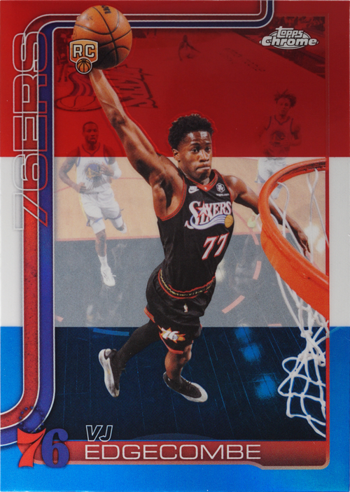 VJ Edgecombe trading card