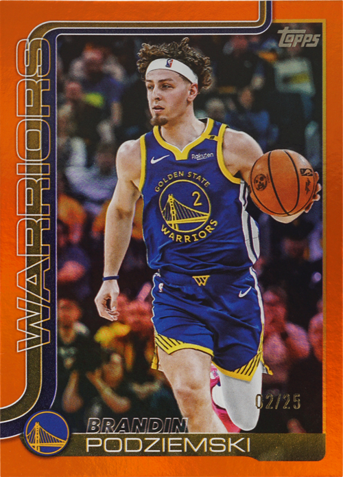 Brandin Podziemski trading card