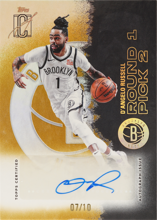 D'Angelo Russell trading card
