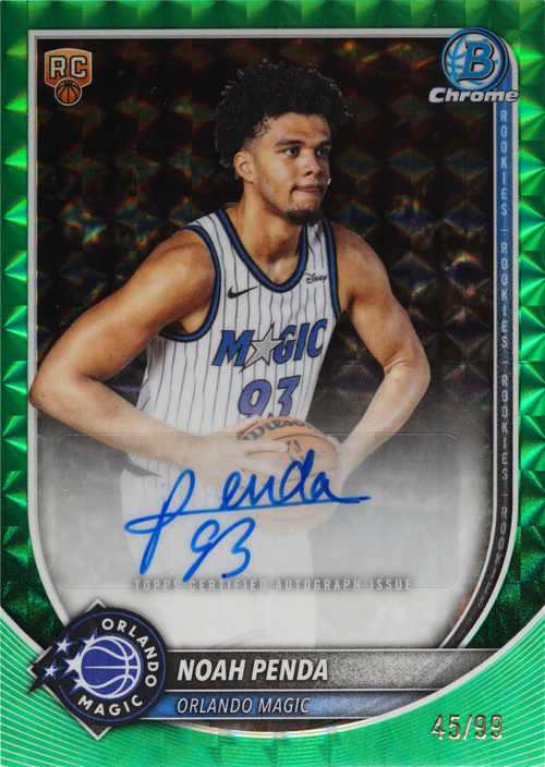 Noah Penda trading card