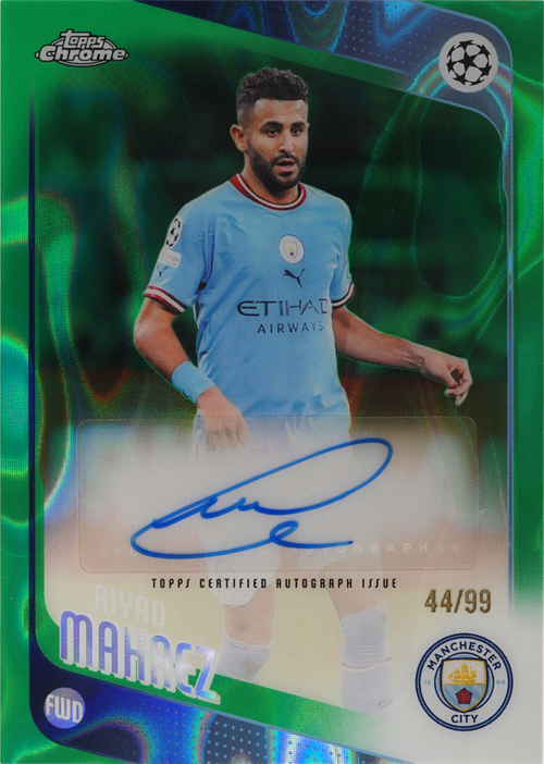 Riyad Mahrez trading card