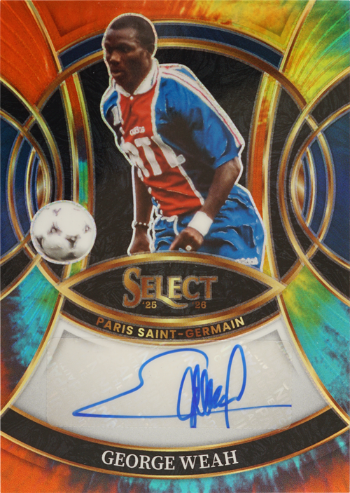 George Weah trading card