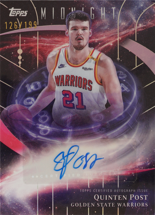 Quinten Post trading card