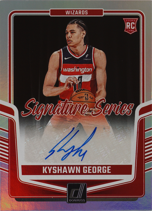 Kyshawn George trading card