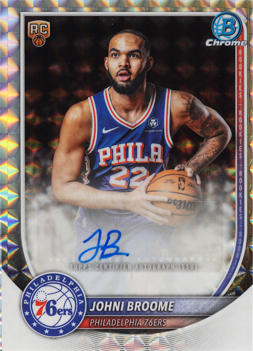 Johni Broome trading card