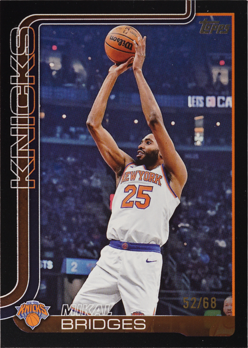 Mikal Bridges trading card