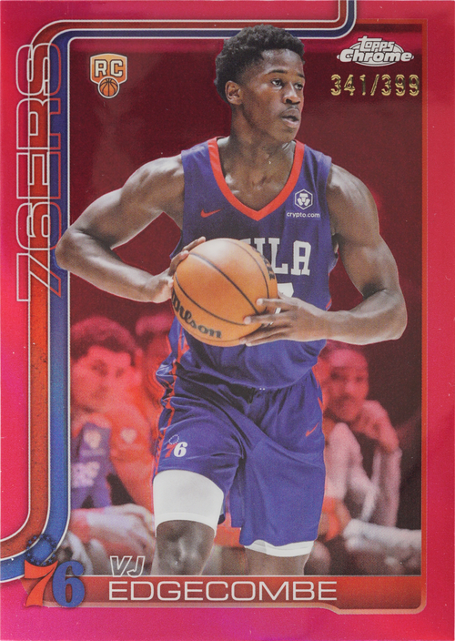 VJ Edgecombe trading card