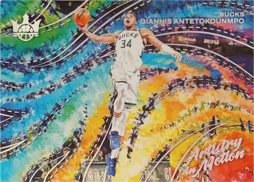 Giannis Antetokounmpo trading card