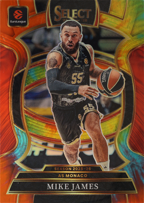 Mike James trading card