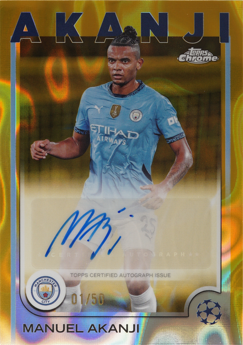 Manuel Akanji trading card