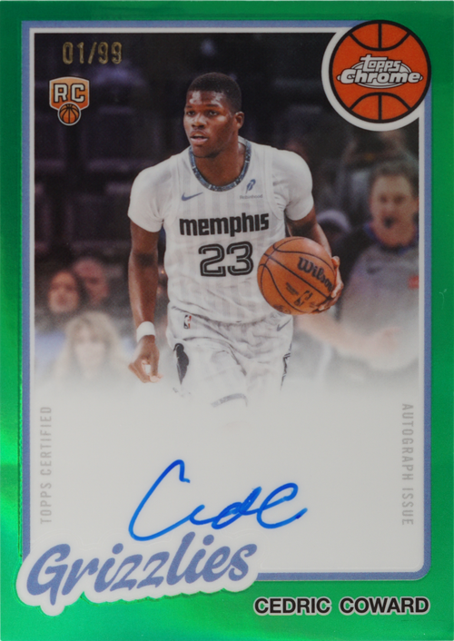 Cedric Coward trading card