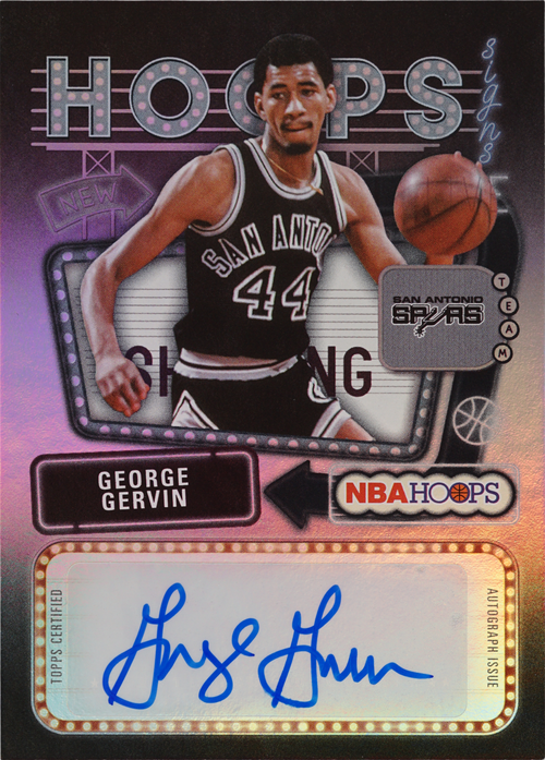 George Gervin trading card