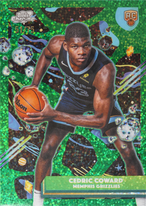 Cedric Coward trading card