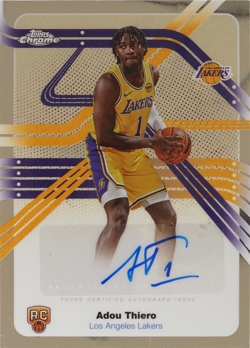 Adou Thiero trading card