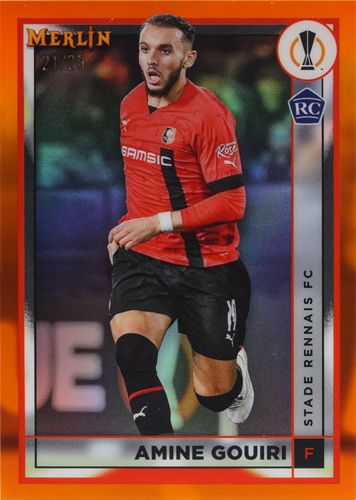 Amine Gouiri trading card