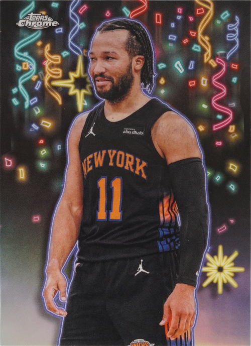 Jalen Brunson trading card