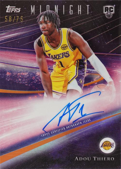Adou Thiero trading card