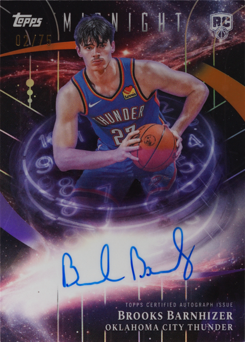 Brooks Barnhizer trading card