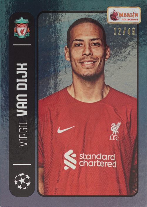 Virgil van Dijk trading card
