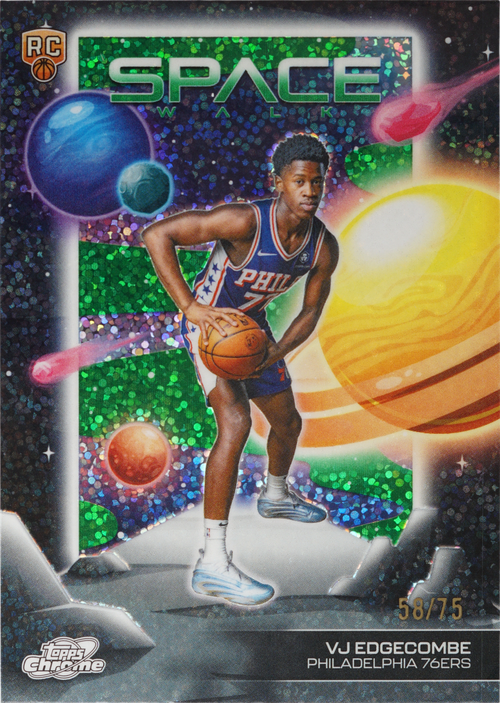 VJ Edgecombe trading card
