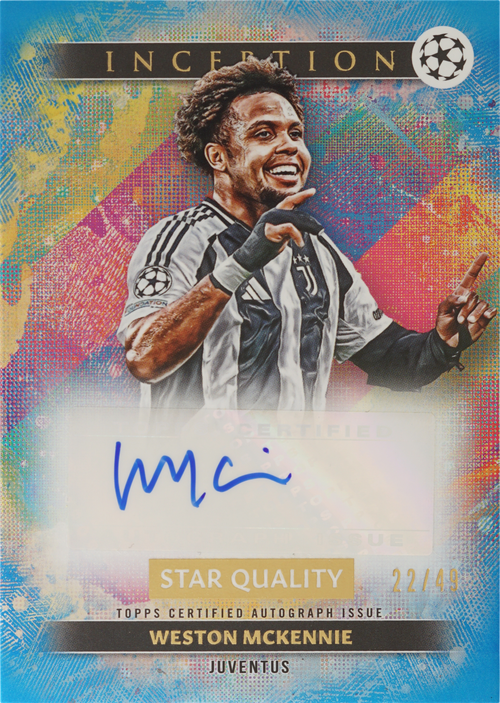 Weston McKennie trading card