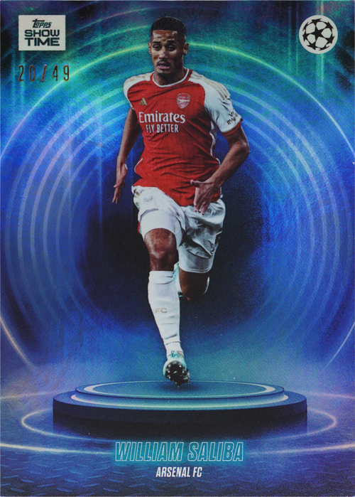 William Saliba trading card