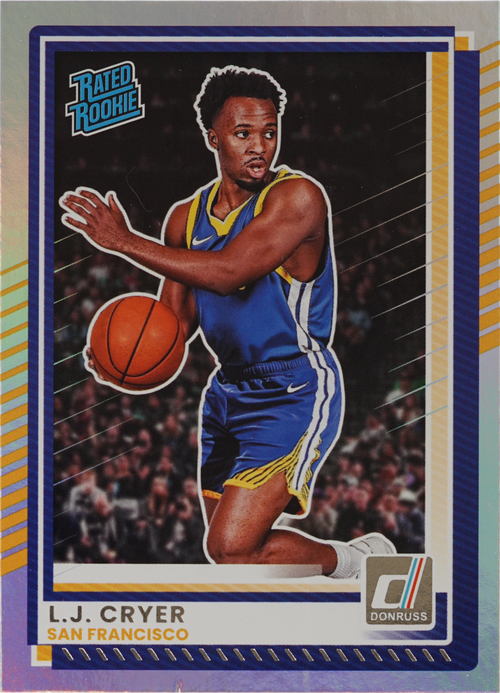 L.J. Cryer trading card