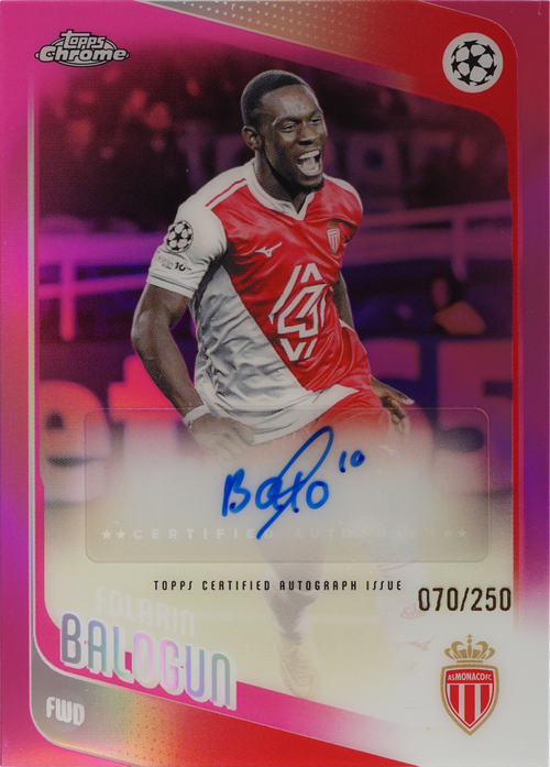 Folarin Balogun trading card