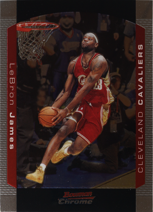 LeBron James trading card