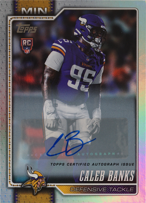 Caleb Banks trading card