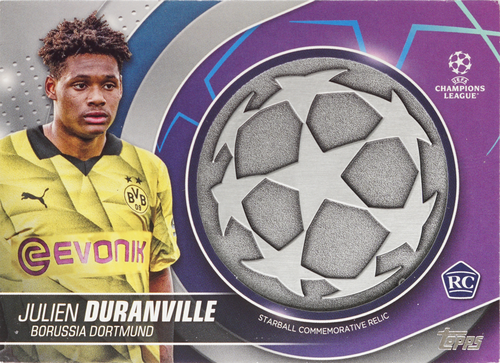 Julien Duranville trading card