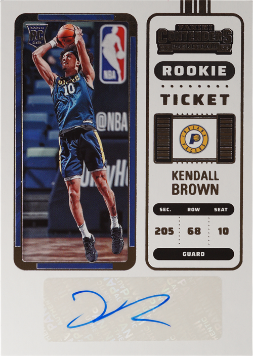 Kendall Brown trading card