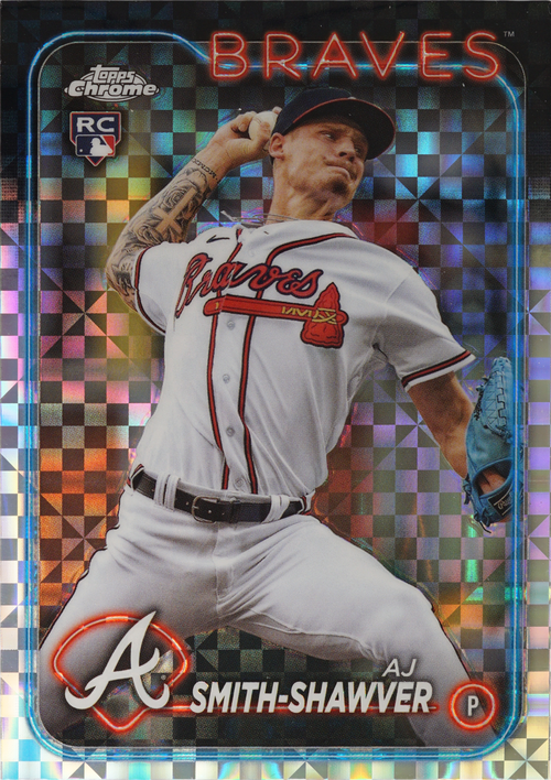 AJ Smith-Shawver trading card