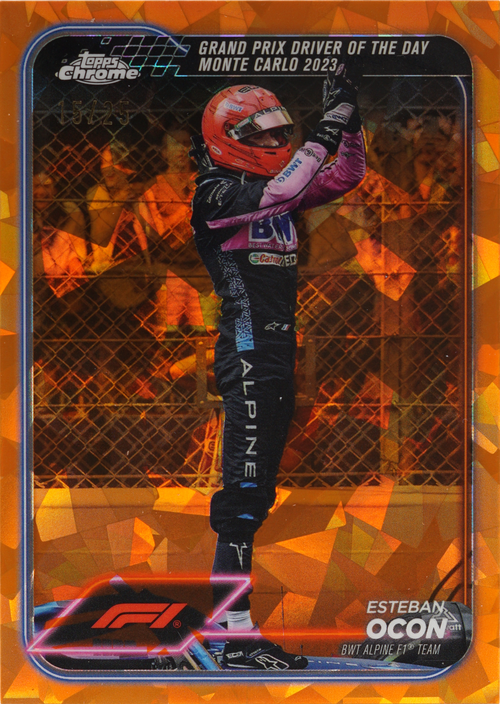 Esteban Ocon trading card