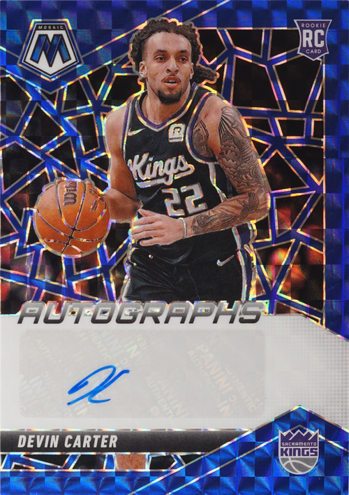 Devin Carter trading card