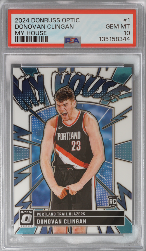Donovan Clingan trading card